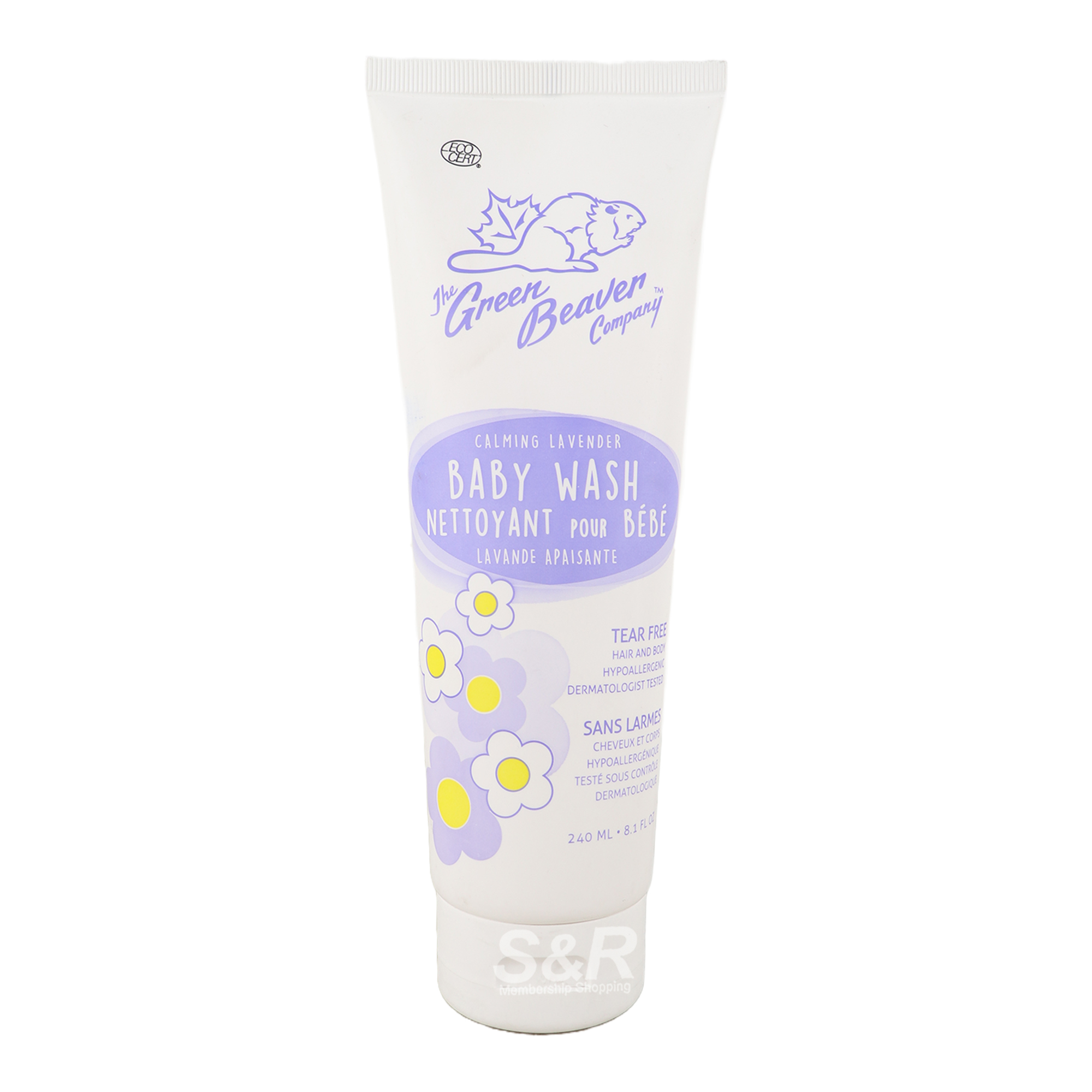 The Green Beaver Company Calming Lavender Baby Wash 240mL